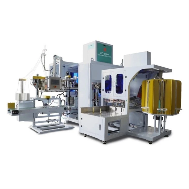 automatic PP woven sack bag sewing sealing packaging machine for rice cereal pet food animal feed fertilizer