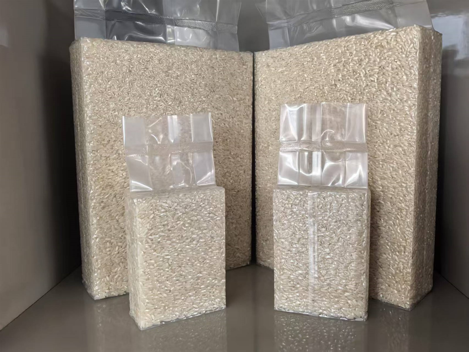 Pillow And Brick Rice Packaging Combo Machine Pillow And Brick Rice Packaging Combo Machine